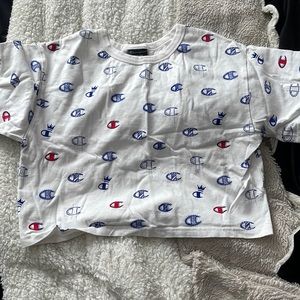 Champion short sleeve crop top